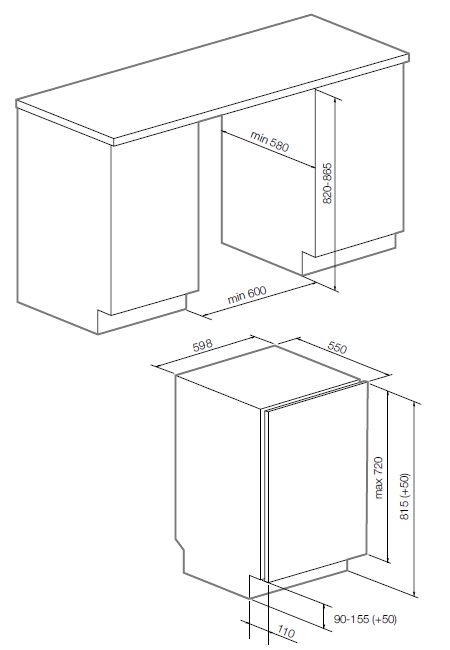 Купить Встраиваемая посудомоечная машина GRAUDE VG 60.0 — Фото 2