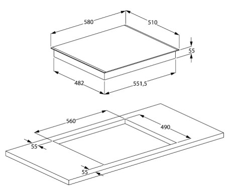Купить Индукционная варочная панель BEKO HII 64200 MT — Фото 6