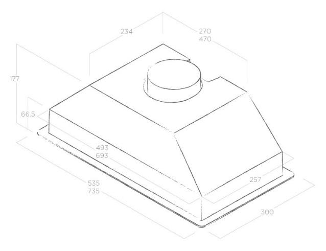 Купить Вытяжка встраиваемая ELICA ERA C WH/A/72 — Фото 2