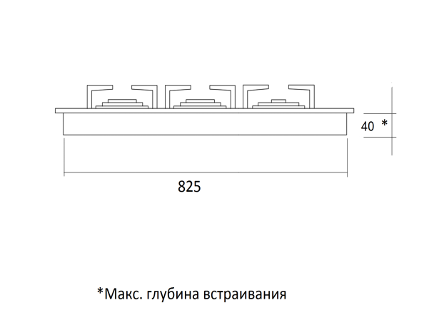 Купить Газовая варочная панель KUPPERSBERG FV 9TGRZ C Gold — Фото 5