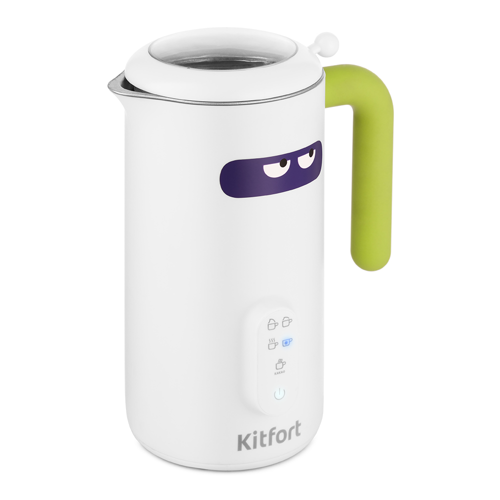 Вспениватель молока Kitfort КТ-774-2 салатовый																		 — описание, фото, цены в интернет-магазине PT Stores