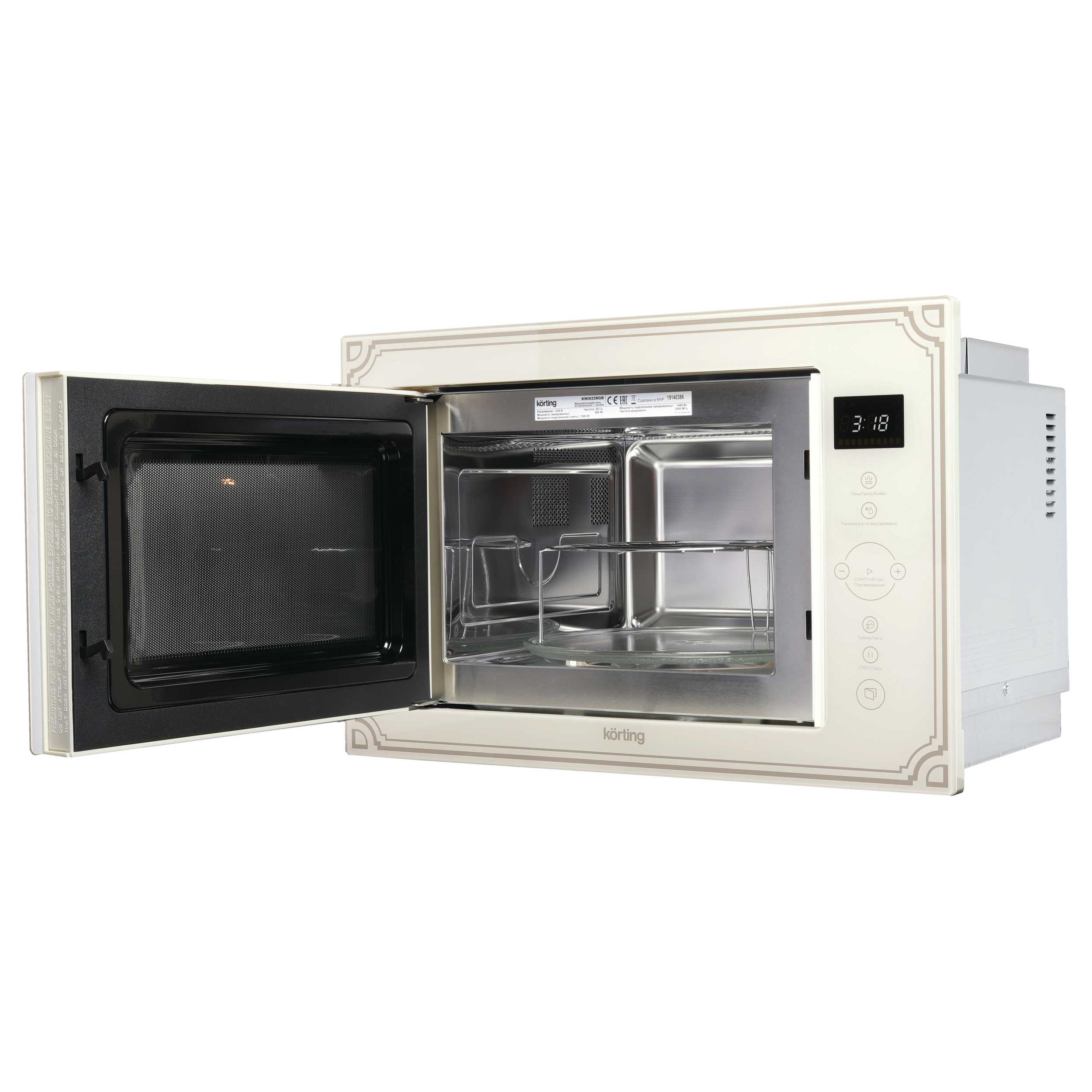Купить Встраиваемая СВЧ печь KORTING KMI 825 RGB — Фото 4