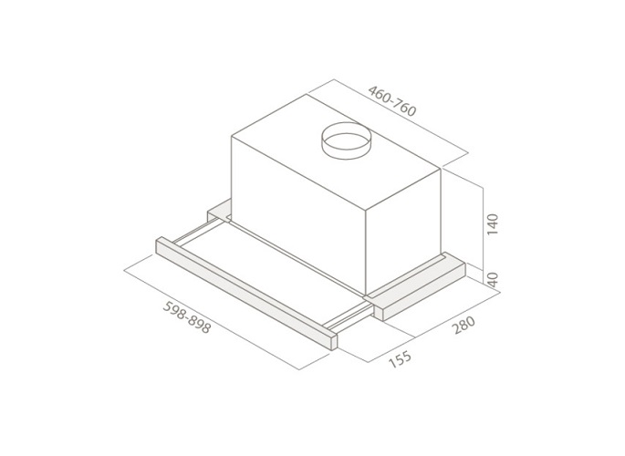Купить Вытяжка встраиваемая ELICA ELITE 14 LUX GRVTWH/A/90 — Фото 3