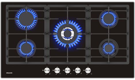 Газовая варочная панель GRAUDE GS 90.0 G																		 — описание, фото, цены в интернет-магазине PT Stores