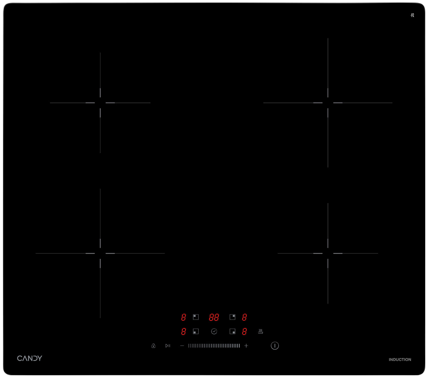 Электрическая варочная панель CANDY CHXY64TB																		 — описание, фото, цены в интернет-магазине PT Stores