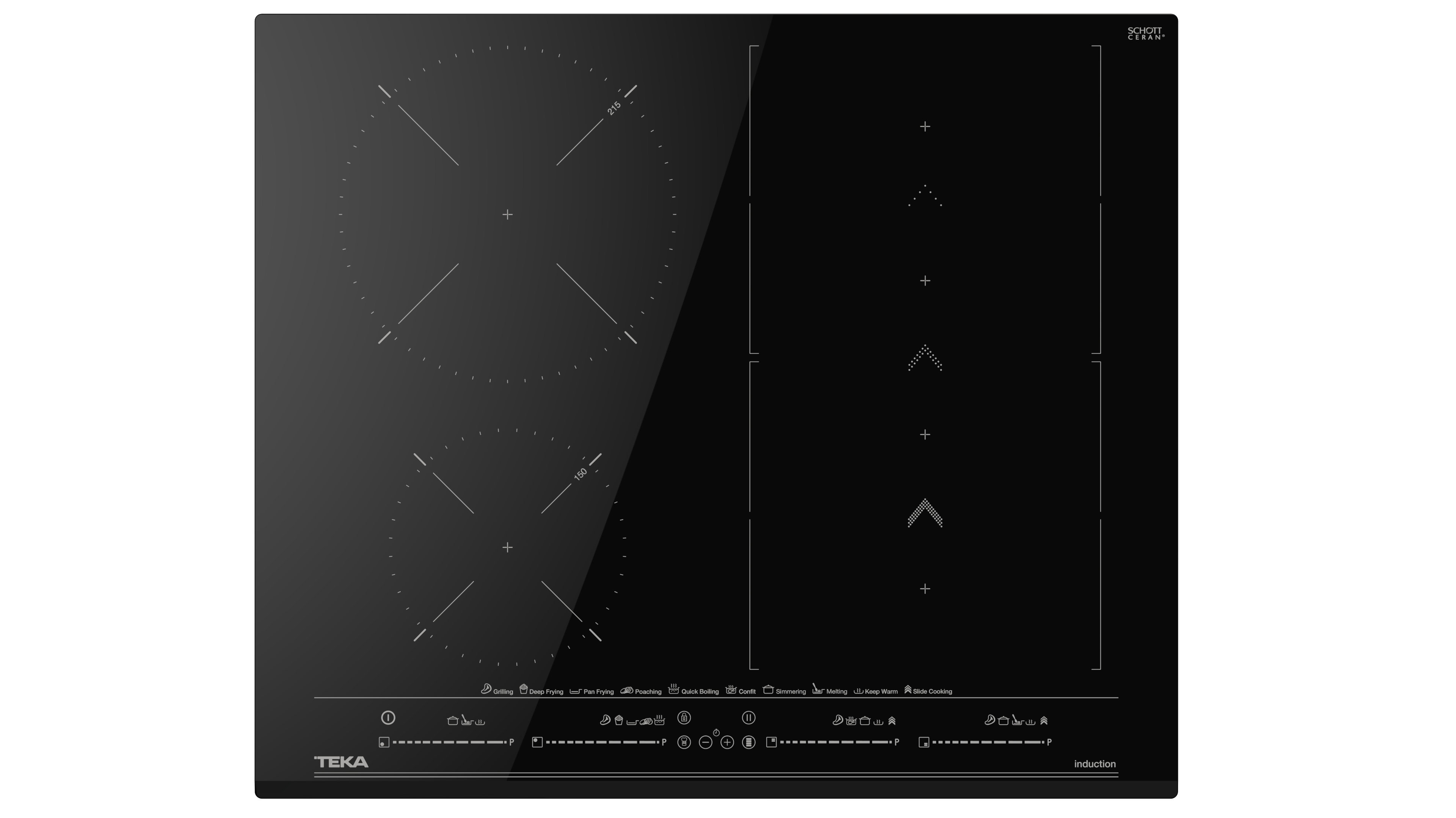 Индукционная варочная панель TEKA IZS 66800 MST BLACK																		 — описание, фото, цены в интернет-магазине PT Stores