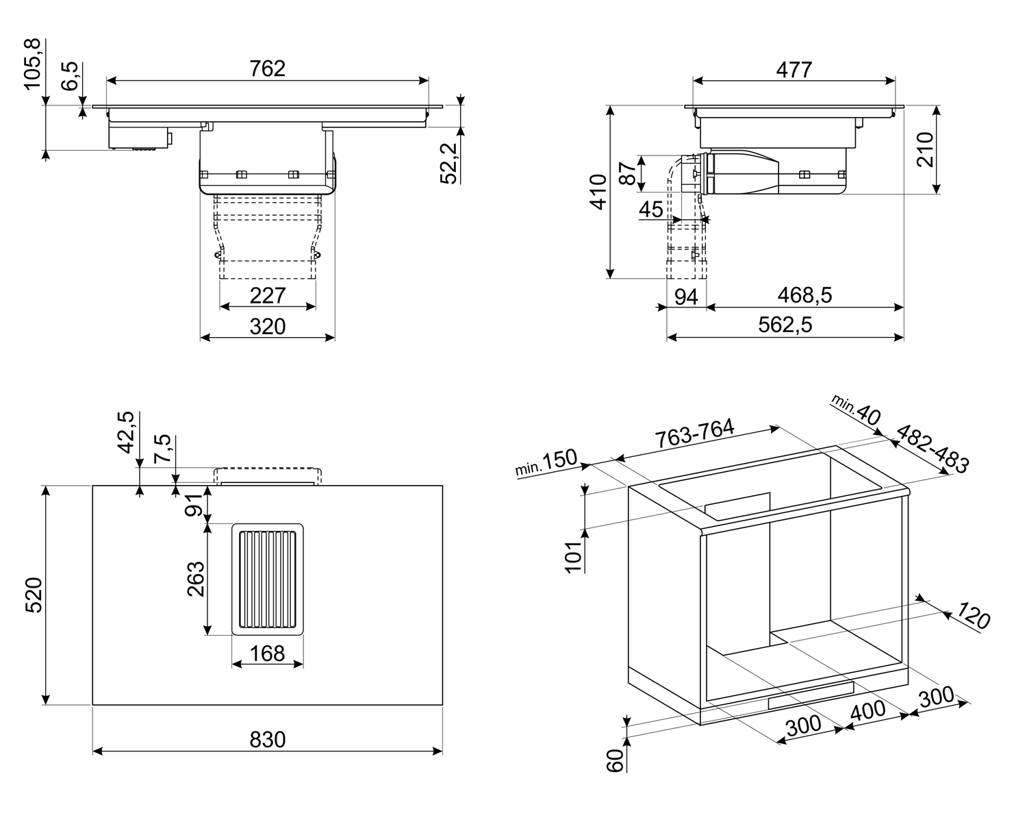 Купить Индукционная варочная панель SMEG HOBD682R — Фото 2
