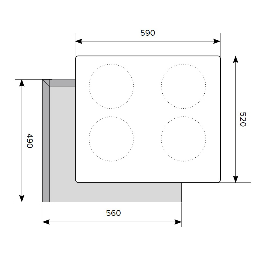 Купить Индукционная варочная панель HOMSair HIY64BK — Фото 2