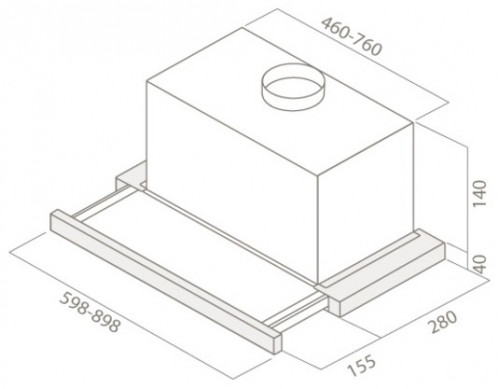 Купить Вытяжка встраиваемая ELICA ELITE 14 LUX GRVT/A/60 — Фото 3