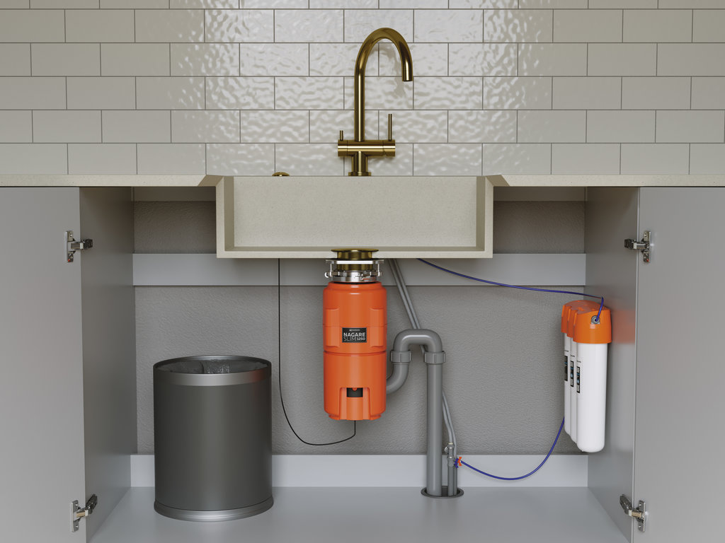 Купить Измельчитель пищевых отходов OMOIKIRI Nagare Slim 1250 — Фото 3