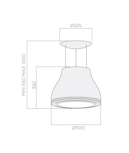 Купить Островная вытяжка ELICA SHINING RUST/F/50 — Фото 6