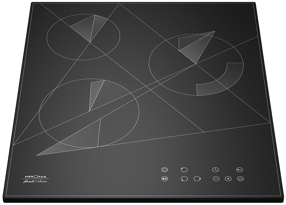 Купить Электрическая варочная панель KRONA FIDATO 45 BL — Фото 2