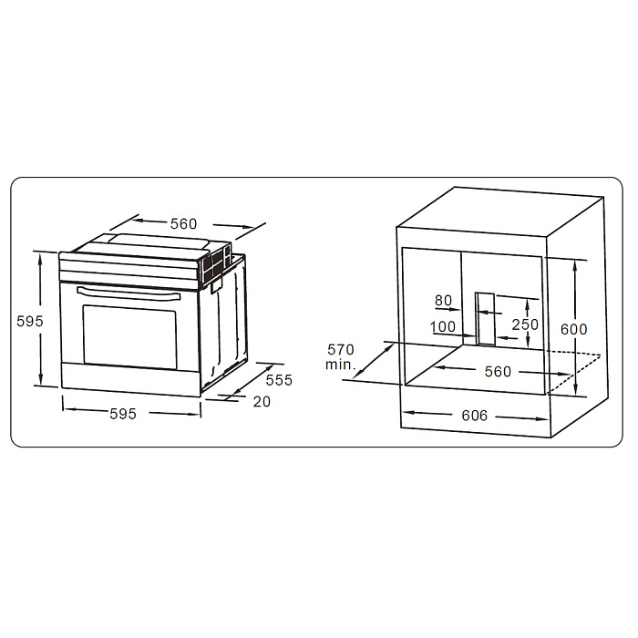 Купить Электрический духовой шкаф EVELUX EO 610 B — Фото 6