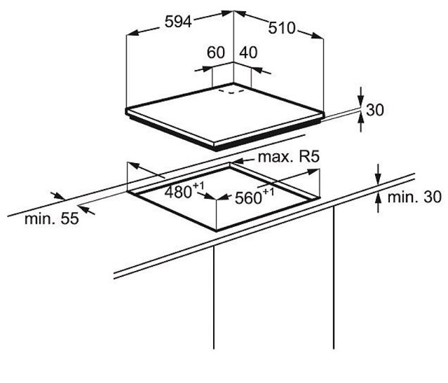 Купить Газовая варочная панель Electrolux EGG 96242 NX — Фото 2
