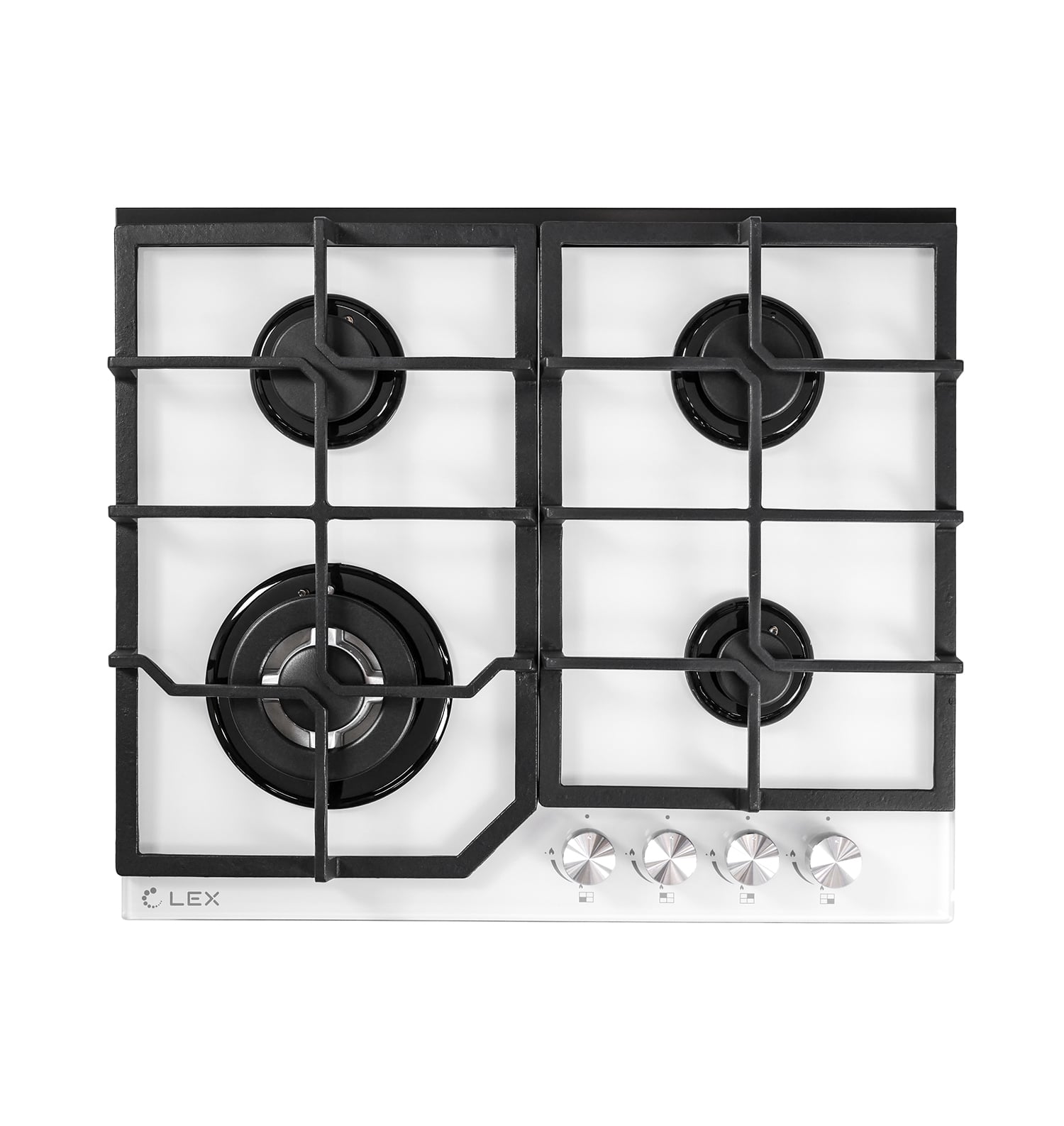 Газовая варочная панель LEX GVG 640-1 WH белый																		 — описание, фото, цены в интернет-магазине PT Stores