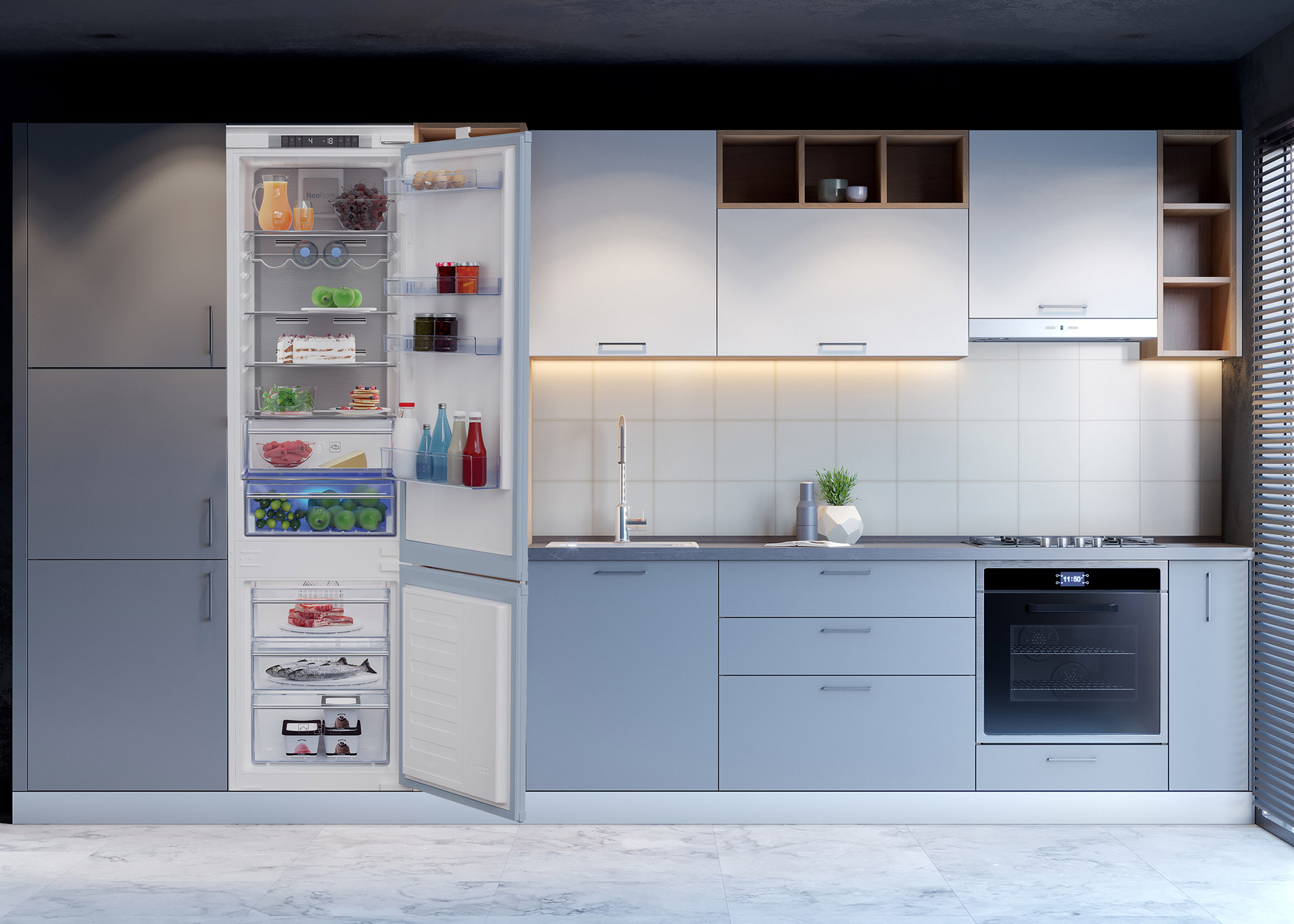 Купить Встраиваемый холодильник BEKO BCNA306E2S — Фото 2