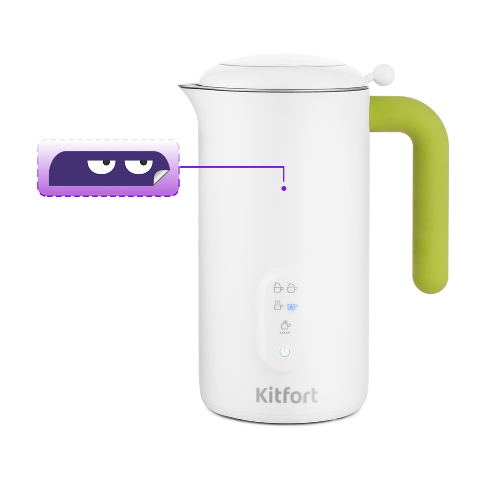 Купить Вспениватель молока Kitfort КТ-774-2 салатовый — Фото 2