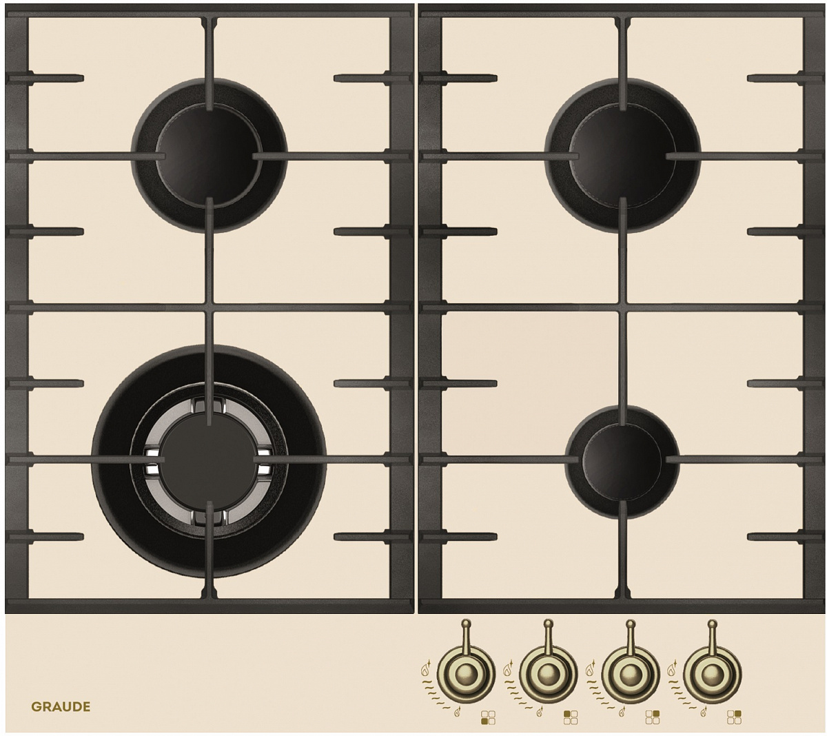Газовая варочная панель GRAUDE GSK 60.1 EL																		 — описание, фото, цены в интернет-магазине PT Stores