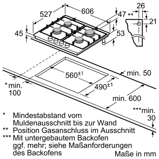 Купить Газовая варочная панель BOSCH PRP 626B70E — Фото 6