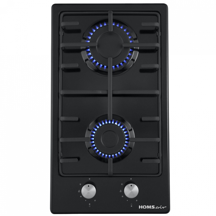 Газовая варочная панель HOMSair HGE323GCBK																		 — описание, фото, цены в интернет-магазине PT Stores