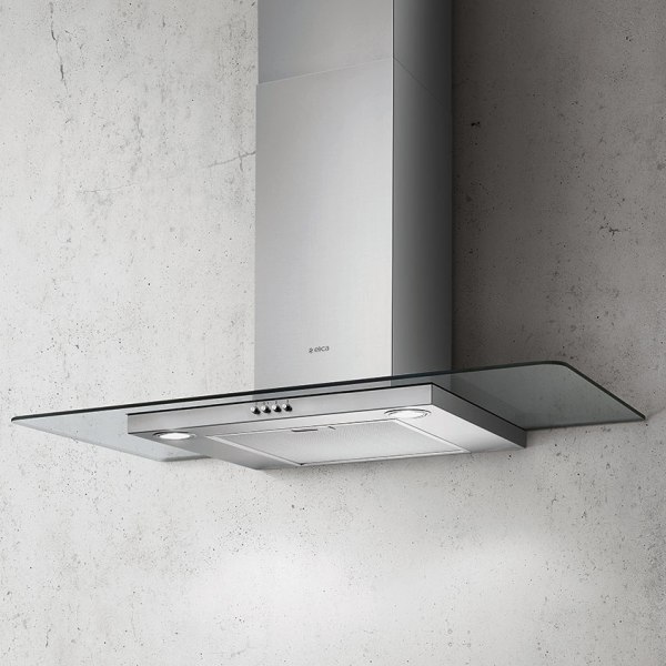 Купольная вытяжка ELICA FLAT GLASS IX/A/90																		 — описание, фото, цены в интернет-магазине PT Stores