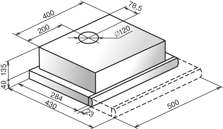 Купить Вытяжка встраиваемая ELIKOR Интегра 50П-400-В2Л крем/крем — Фото 2