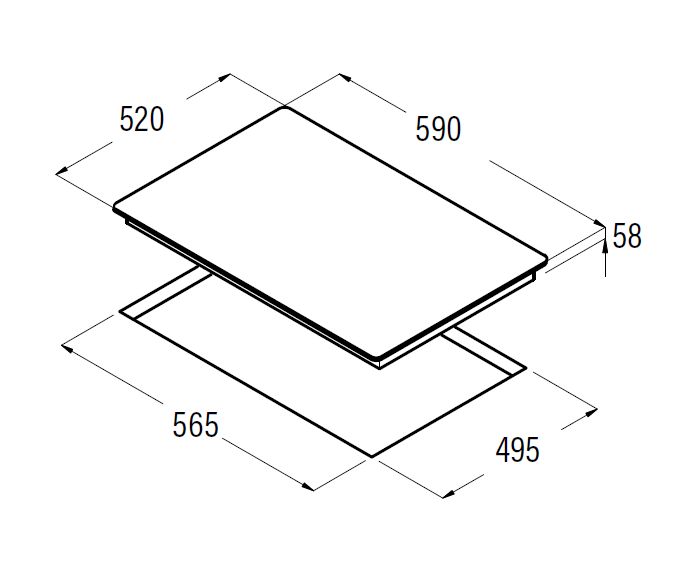 Купить Индукционная варочная панель CATA I 6104 BK — Фото 2