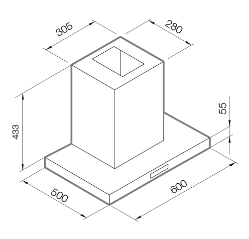 Купить Купольная вытяжка GRAUDE DH 60.0 E — Фото 2