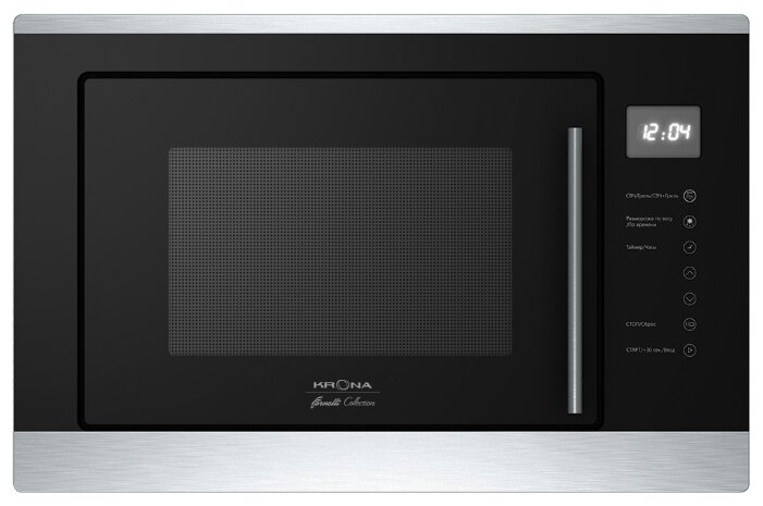 Встраиваемая СВЧ печь KRONA RIFLESSO 60 BL																		 — описание, фото, цены в интернет-магазине PT Stores
