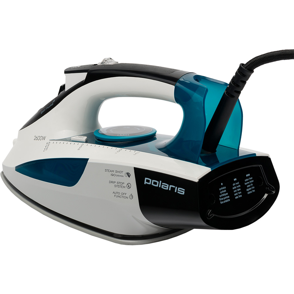 Купить Утюг POLARIS PIR 2695AK белый/бирюзовый — Фото 2