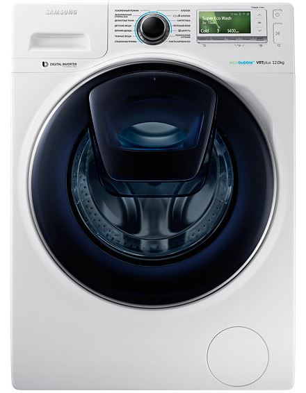 Стиральная машина SAMSUNG WW12K8412OW																		 — описание, фото, цены в интернет-магазине PT Stores