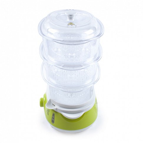 Купить Пароварка ENDEVER Vita 171 белый/зеленый — Фото 2