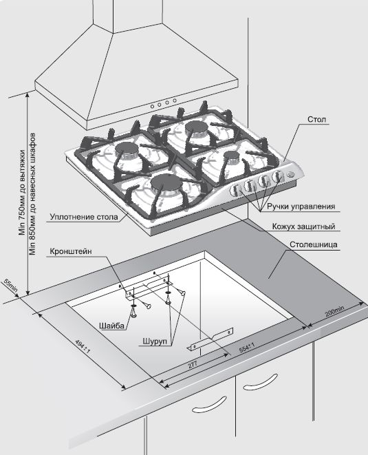 Купить Газовая варочная панель GEFEST СН 1210 К5 — Фото 2