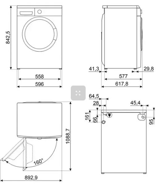 Купить Стиральная машина Smeg WM3T04RU4 — Фото 4