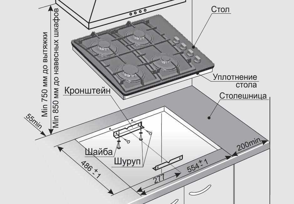 Купить Газовая варочная панель GEFEST СВН 2230 К23 — Фото 3