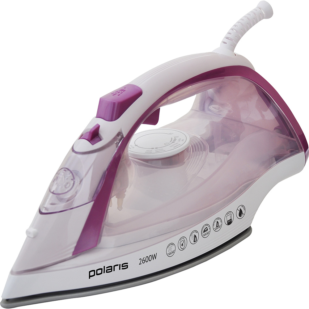 Утюг POLARIS PIR 2668AK белый/розовый																		 — описание, фото, цены в интернет-магазине PT Stores
