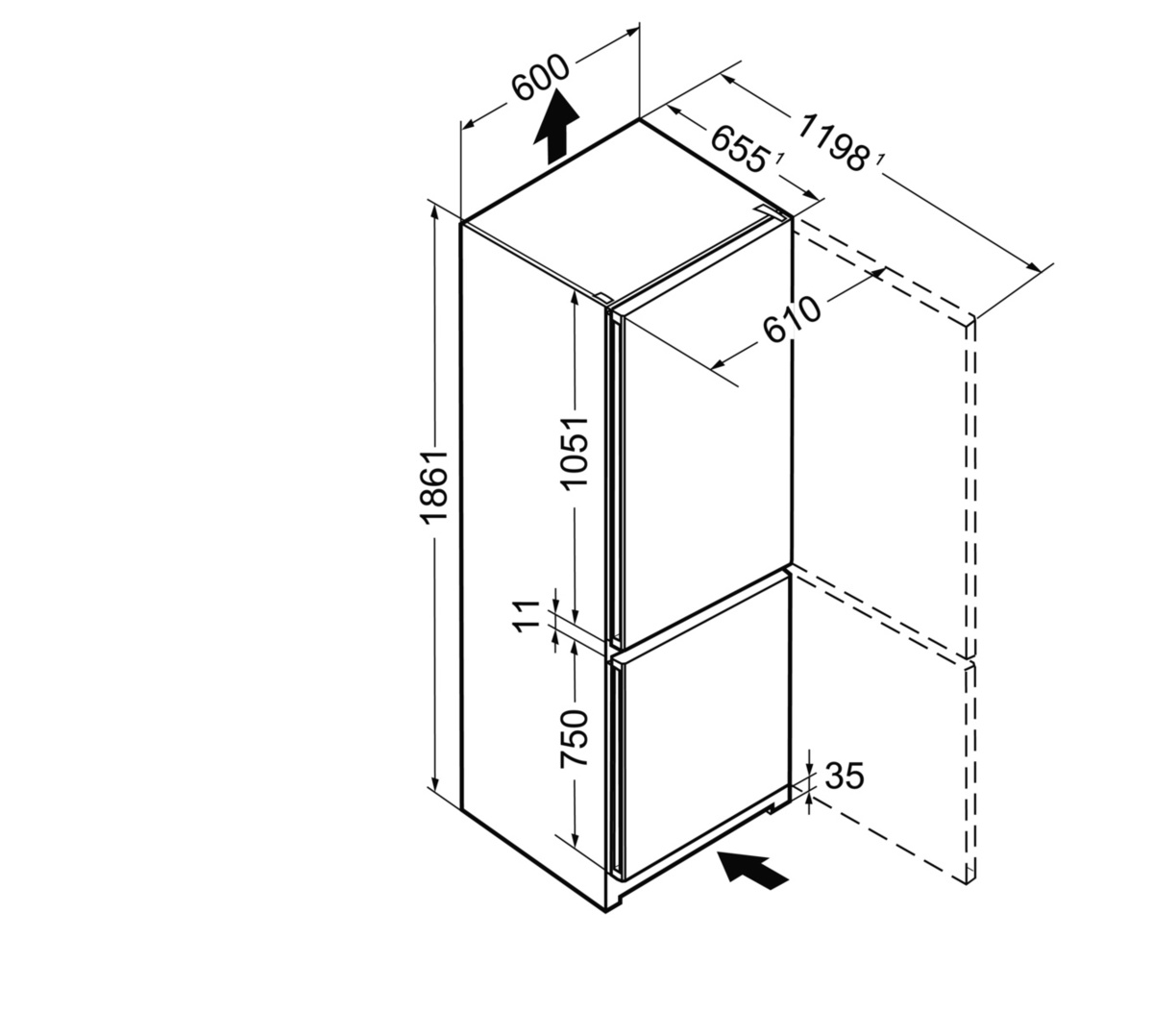 Купить Двухкамерный холодильник LIEBHERR CNPef 4313 — Фото 7