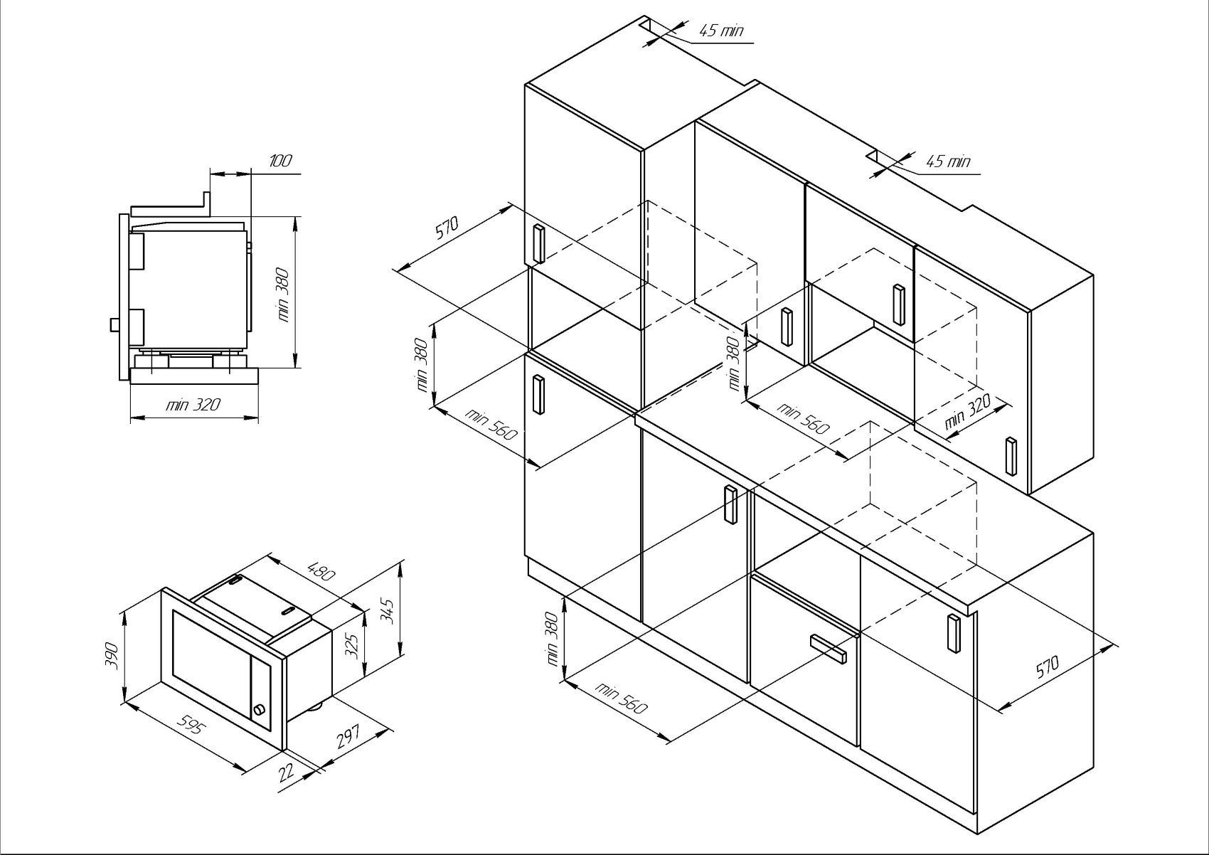 Купить Встраиваемая СВЧ печь KUPPERSBERG HMW 655 W — Фото 5