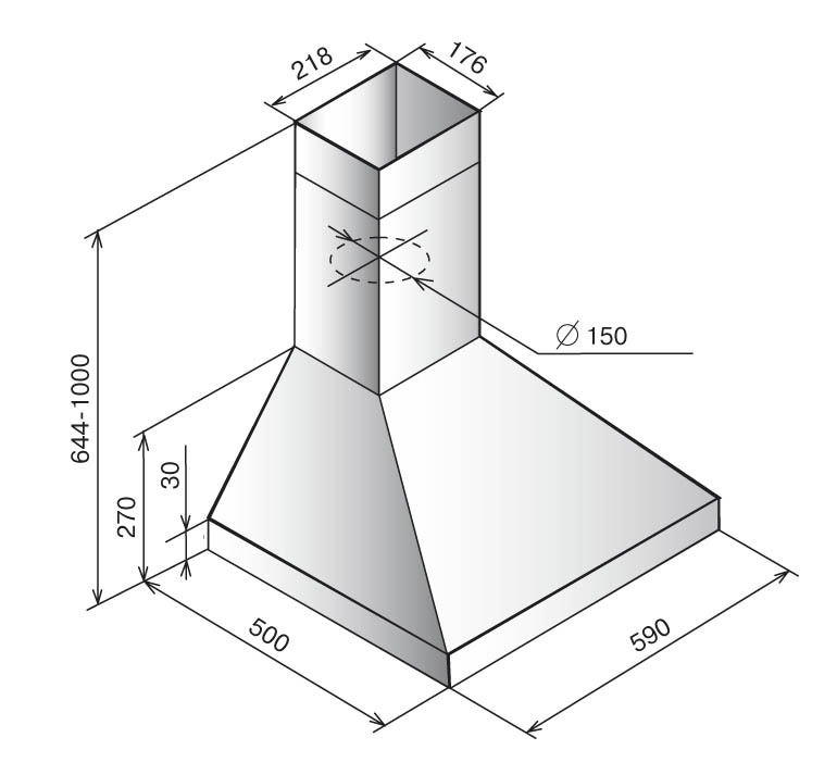 Купить Купольная вытяжка ELIKOR Вента 60П-650-К3Д белый — Фото 2