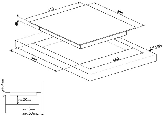 Купить Индукционная варочная панель SMEG SI1F7635B — Фото 2