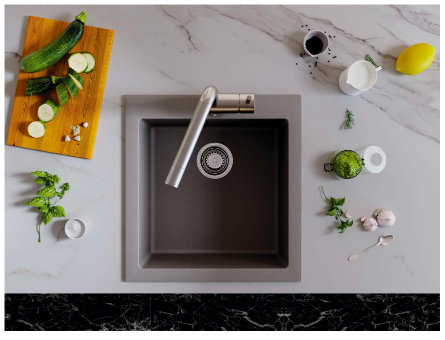 Купить Мойка OMOIKIRI Bosen 47-BL Tetogranit/черный — Фото 3