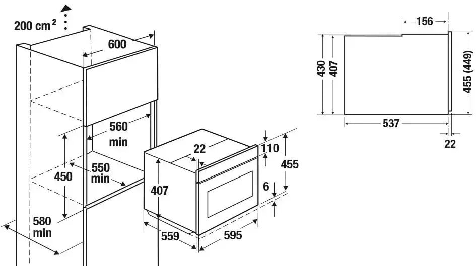 Купить Электрический духовой шкаф KUPPERSBUSCH CBP 6550.0 S7 — Фото 2