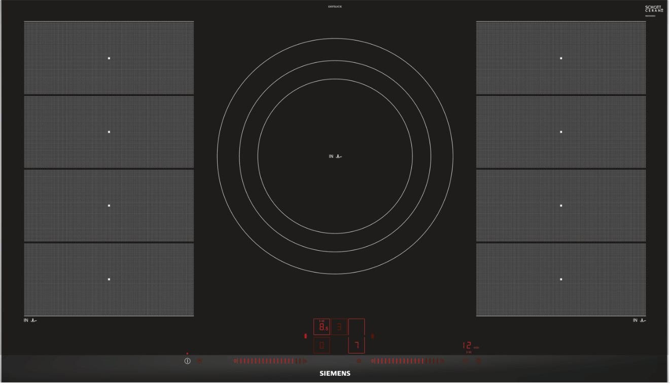 Индукционная варочная панель SIEMENS EX 975LVC1E																		 — описание, фото, цены в интернет-магазине PT Stores