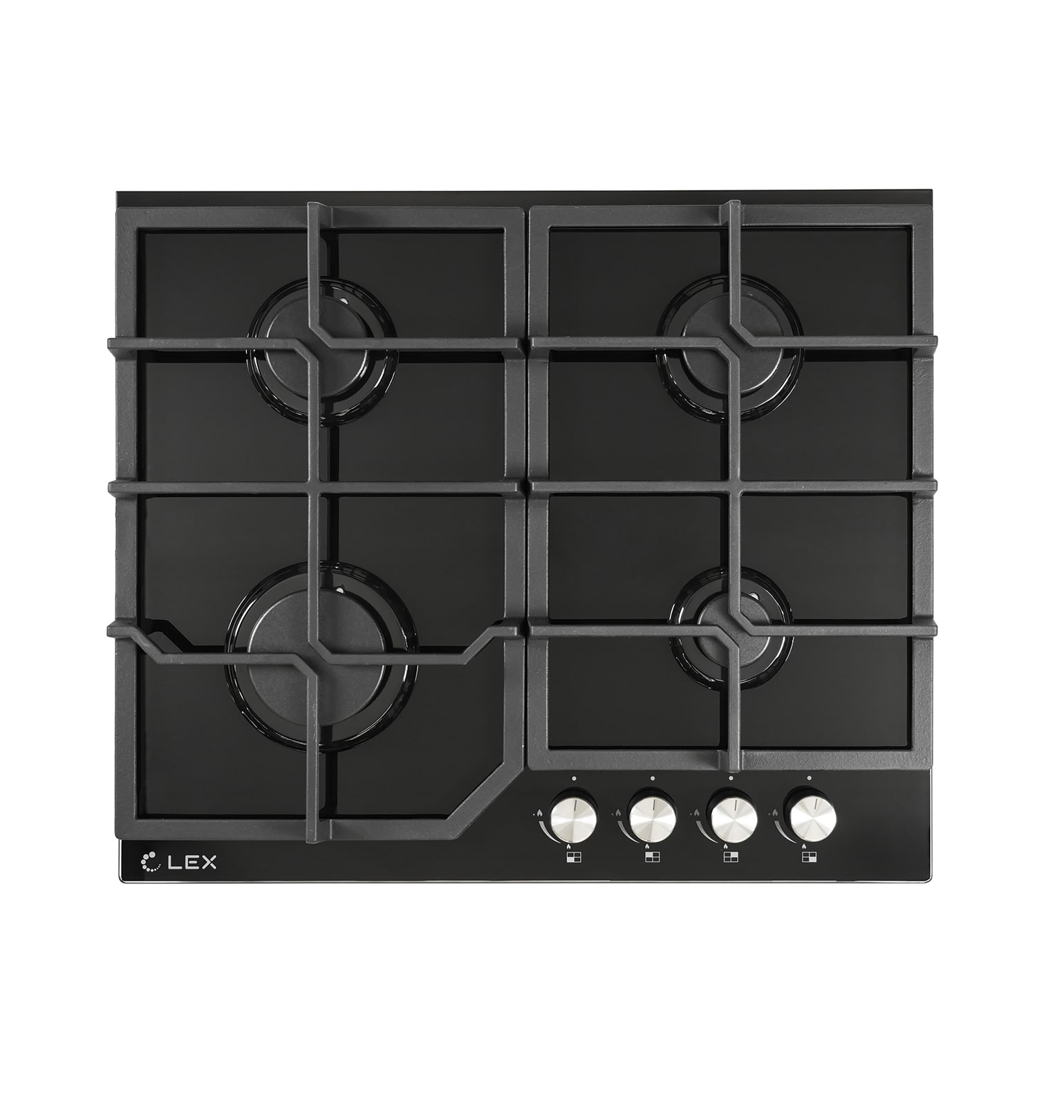 Газовая варочная панель LEX GVG 642 BL черный																		 — описание, фото, цены в интернет-магазине PT Stores