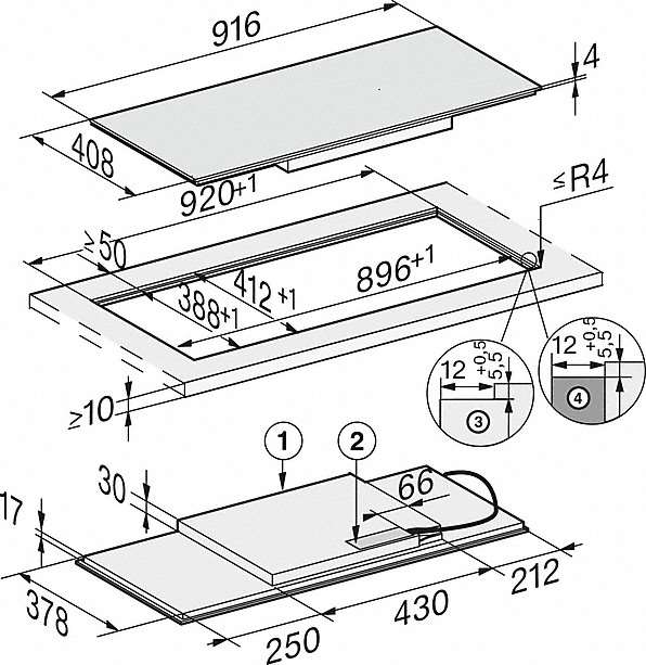 Купить Индукционная варочная панель Miele KM 7684 FL — Фото 3