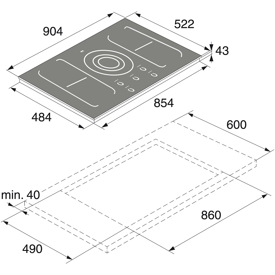 Купить Индукционная варочная панель Asko HI1994M — Фото 2