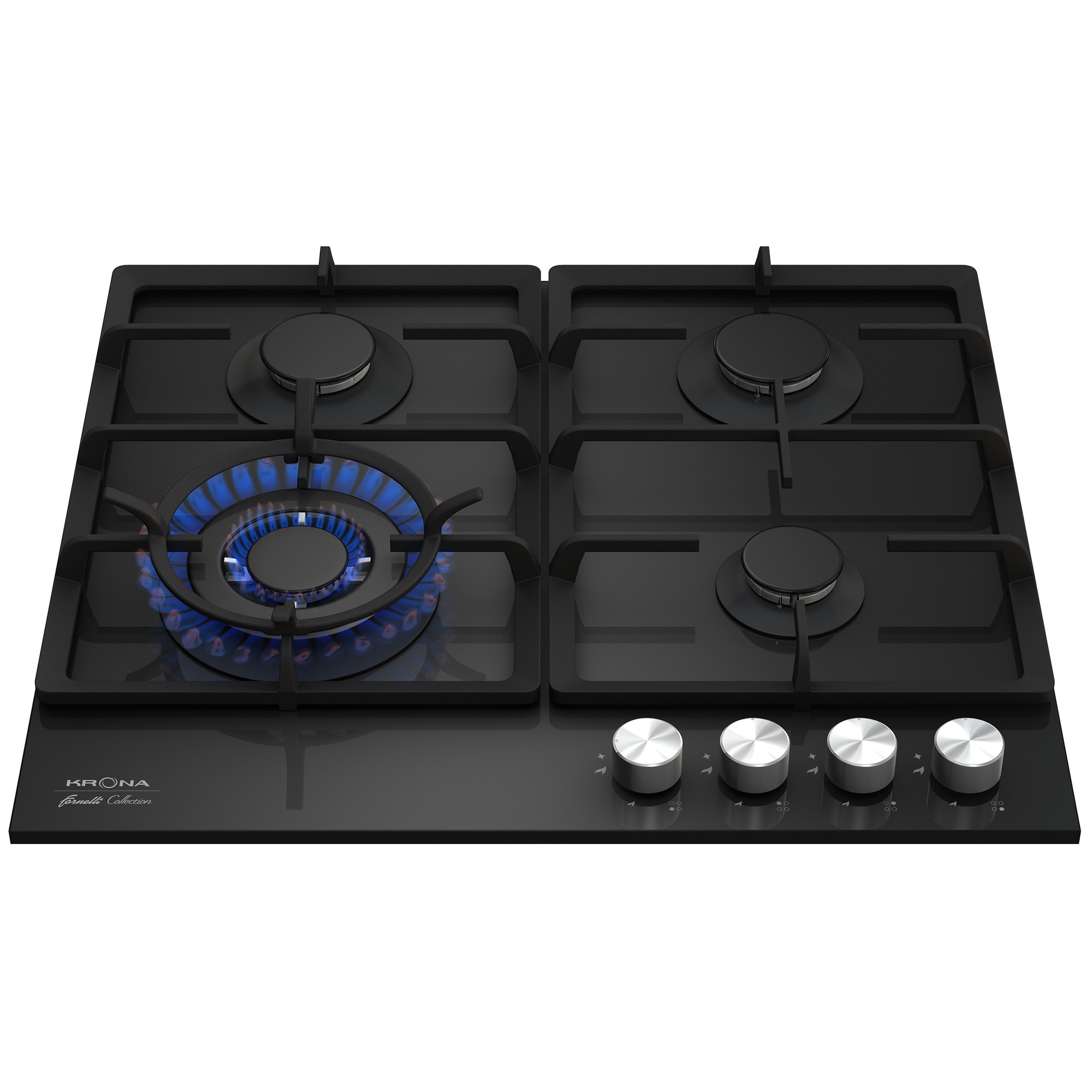 Газовая варочная панель KRONA ALMA 60 BL																		 — описание, фото, цены в интернет-магазине PT Stores