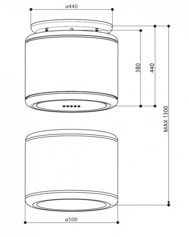 Купить Островная вытяжка FABER ODETTE GREY MATT — Фото 3