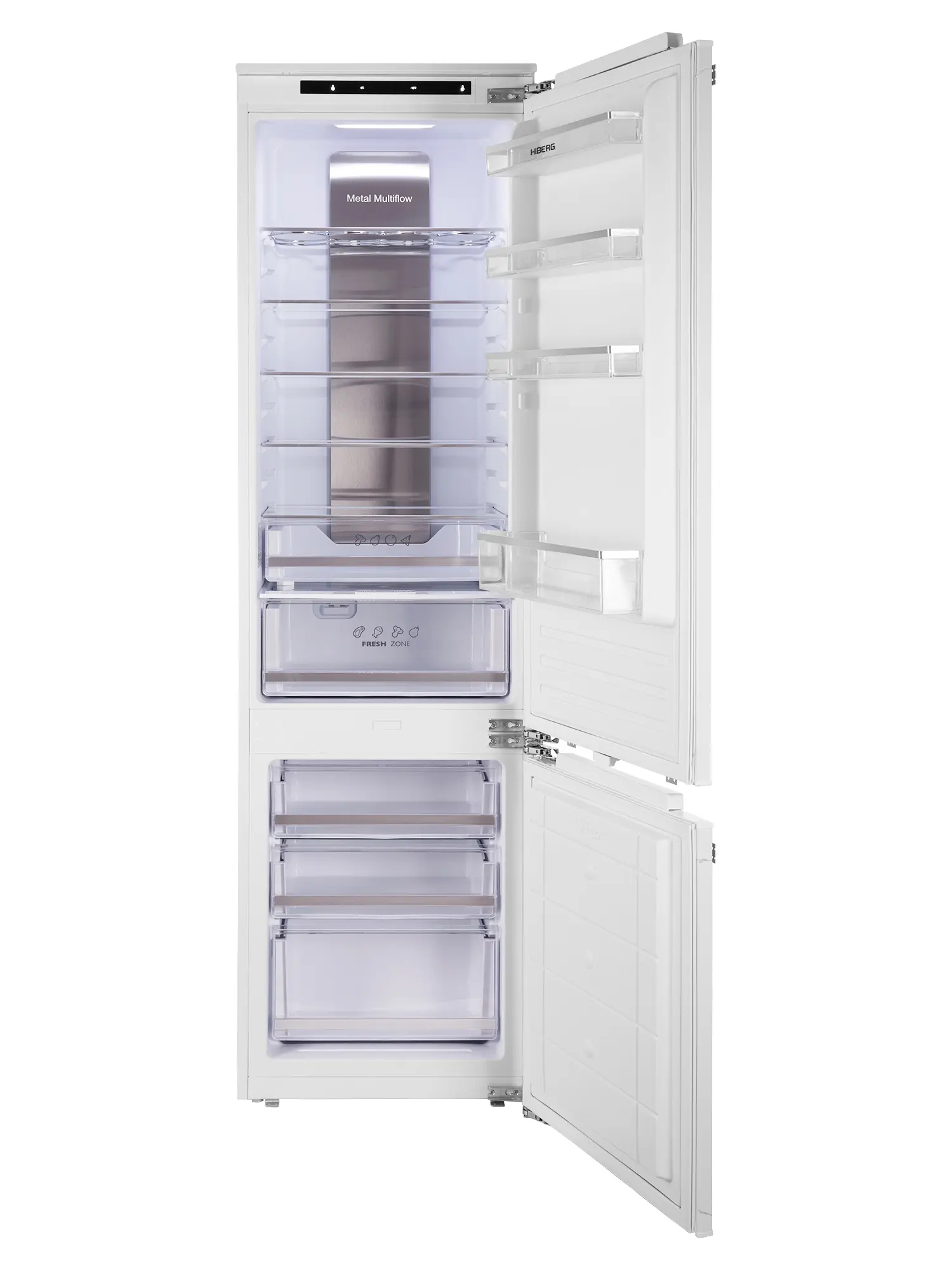 Купить Встраиваемый холодильник HIBERG i-RFCB 455F NFW — Фото 4