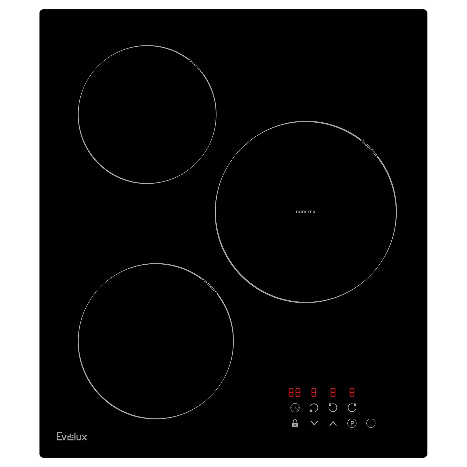 Индукционная варочная панель EVELUX HEI 431 B																		 — описание, фото, цены в интернет-магазине PT Stores